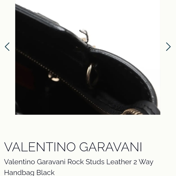 Valentino Garavani Black Tote with Silver Studs - Picture 13 of 13